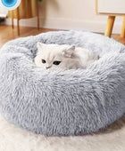PlushPaws Paradise: Luxury Cat Bed Haven 40x40cm / Grey - IHavePaws