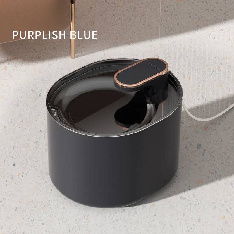 PremiumPetFlow™ 3L Automatic Pet Water Fountain with LED Light Black - IHavePaws
