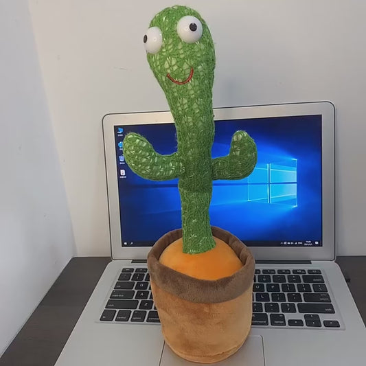 Giocattolo musicale e didattico interattivo con cactus intelligente per bambini