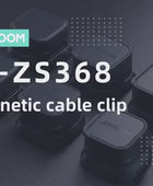 Joyroom - Clips magnéticos para cables, soporte para cables ajustable y liso