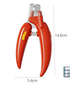 Professional Pet Nail Clippers with Led Light Pet Claw Grooming Scissors for Dogs Cats Red LED - IHavePaws