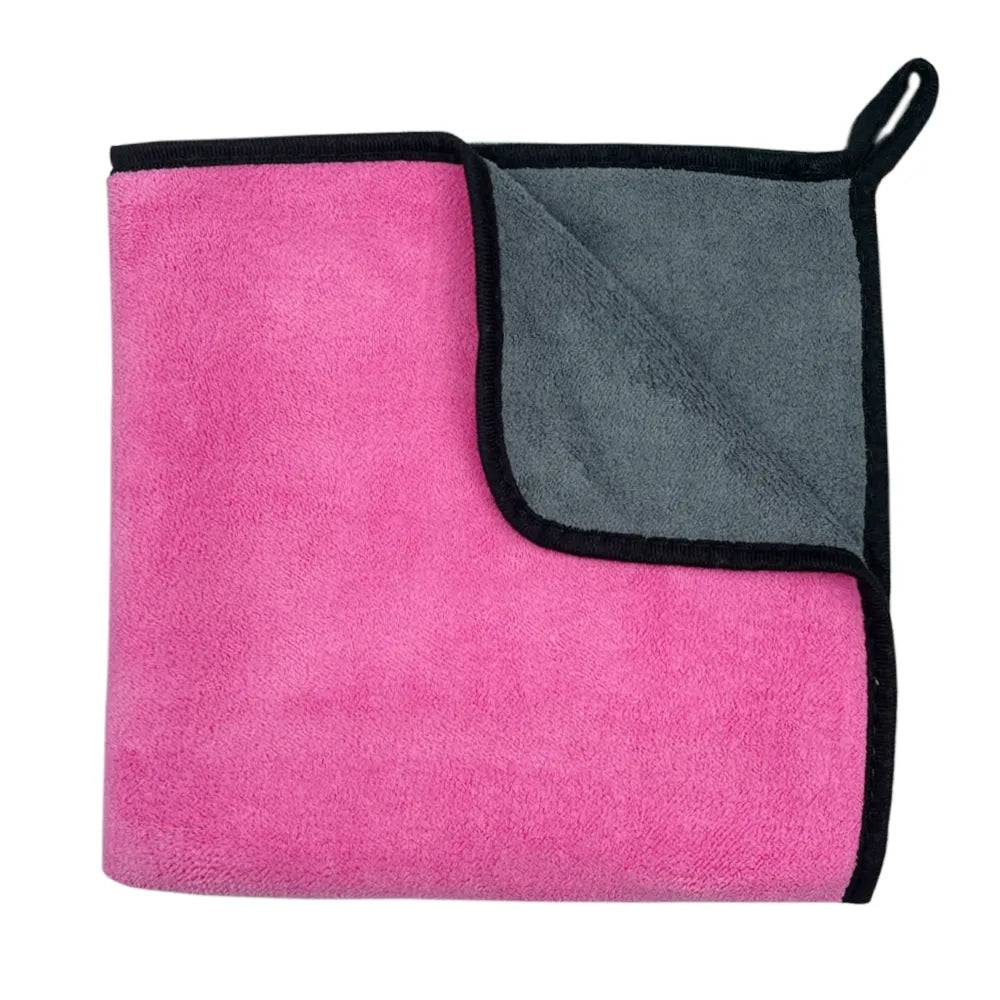 Quick-drying Dog and Cat Towels Soft Fiber Towels Absorbent Bath Towel Pink / 25x25cm - IHavePaws