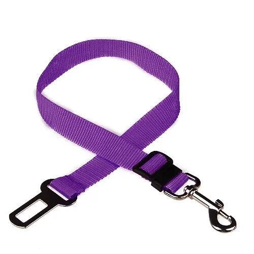 Reliable safety line with a security mechanism for dogs and cats Purple - IHavePaws