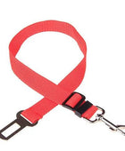 Reliable safety line with a security mechanism for dogs and cats Red - IHavePaws