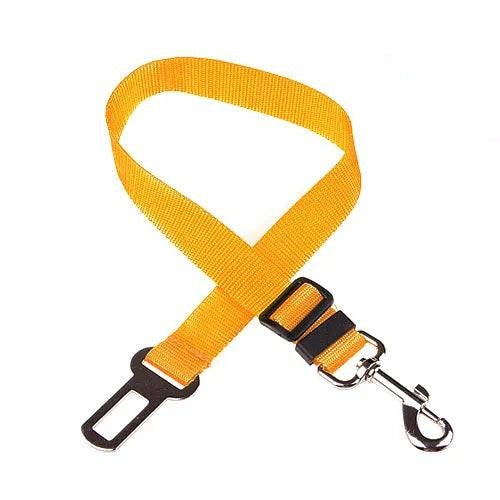 Reliable safety line with a security mechanism for dogs and cats Yellow - IHavePaws