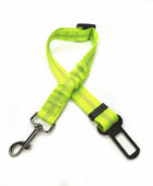 Reliable safety line with a security mechanism for dogs and cats Stretchable Green - IHavePaws