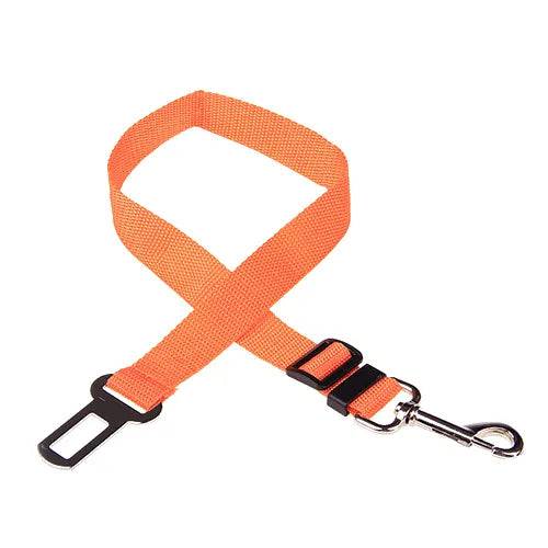 Reliable safety line with a security mechanism for dogs and cats Orange - IHavePaws
