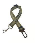 Reliable safety line with a security mechanism for dogs and cats Stretchable Army Green - IHavePaws