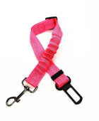 Reliable safety line with a security mechanism for dogs and cats Stretchable Rose - IHavePaws