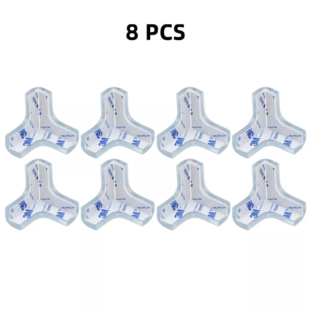 SafeGuard SoftTouch: Child Safety Silicone Table Corner Protectors (T shape) 8 PCS - IHavePaws