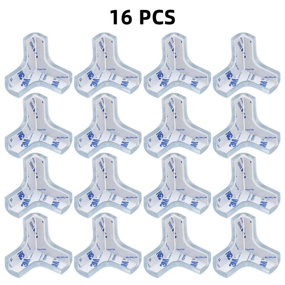 SafeGuard SoftTouch: Child Safety Silicone Table Corner Protectors (T shape) 16 PCS - IHavePaws