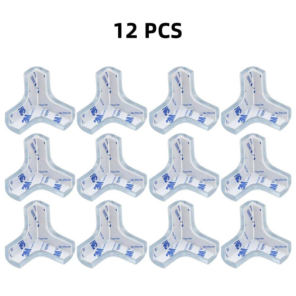 SafeGuard SoftTouch: Child Safety Silicone Table Corner Protectors (T shape) 12 PCS - IHavePaws