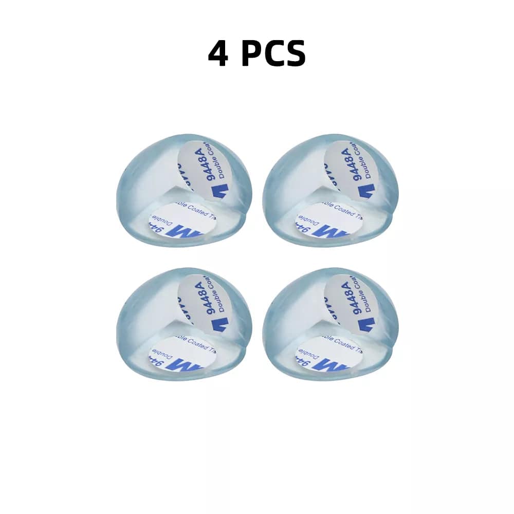 SafeGuard SoftTouch: Child Safety Silicone Table Corner Protectors Style A 4 PCS - IHavePaws