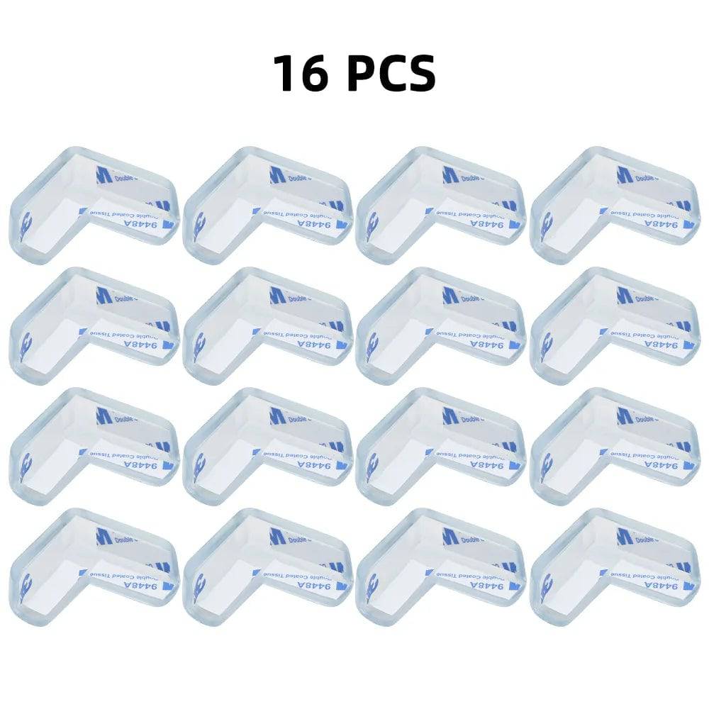 SafeGuard SoftTouch: Child Safety Silicone Table Corner Protectors (L shape) 16 PCS - IHavePaws