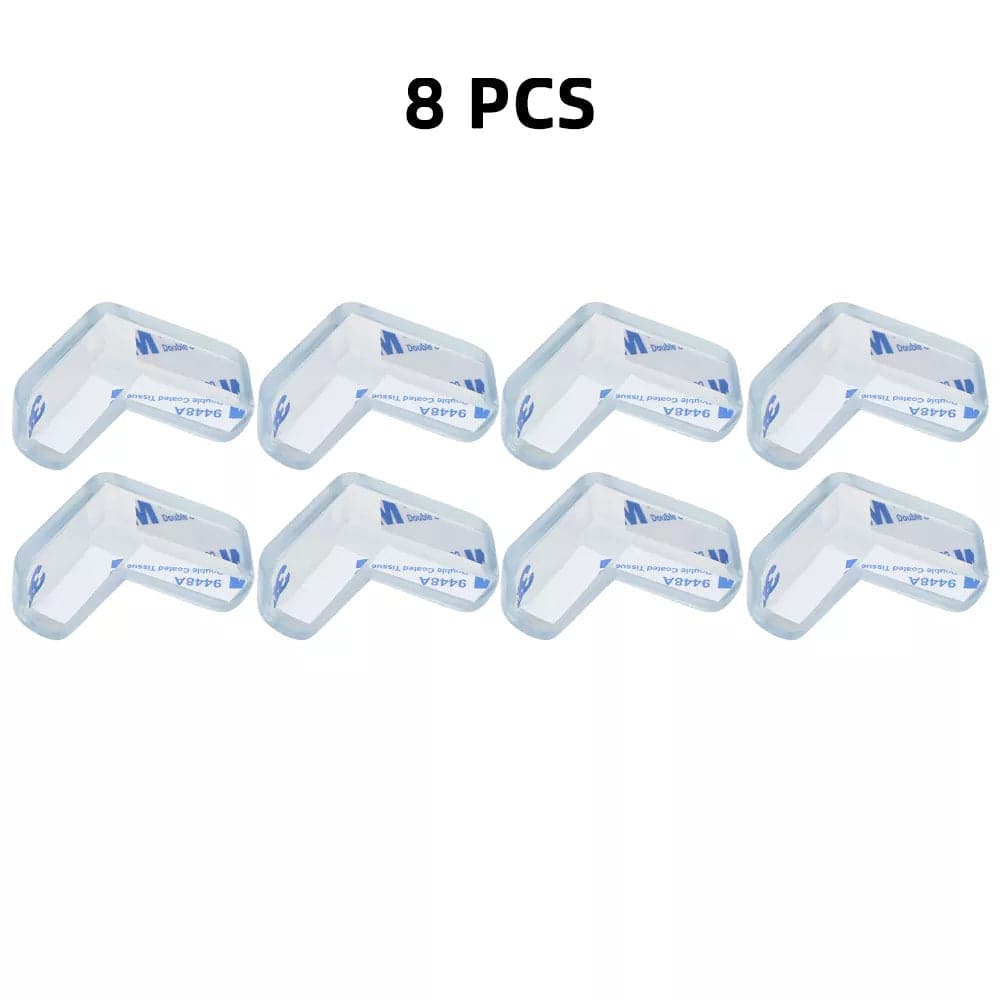 SafeGuard SoftTouch: Child Safety Silicone Table Corner Protectors (L shape) 8 PCS - IHavePaws