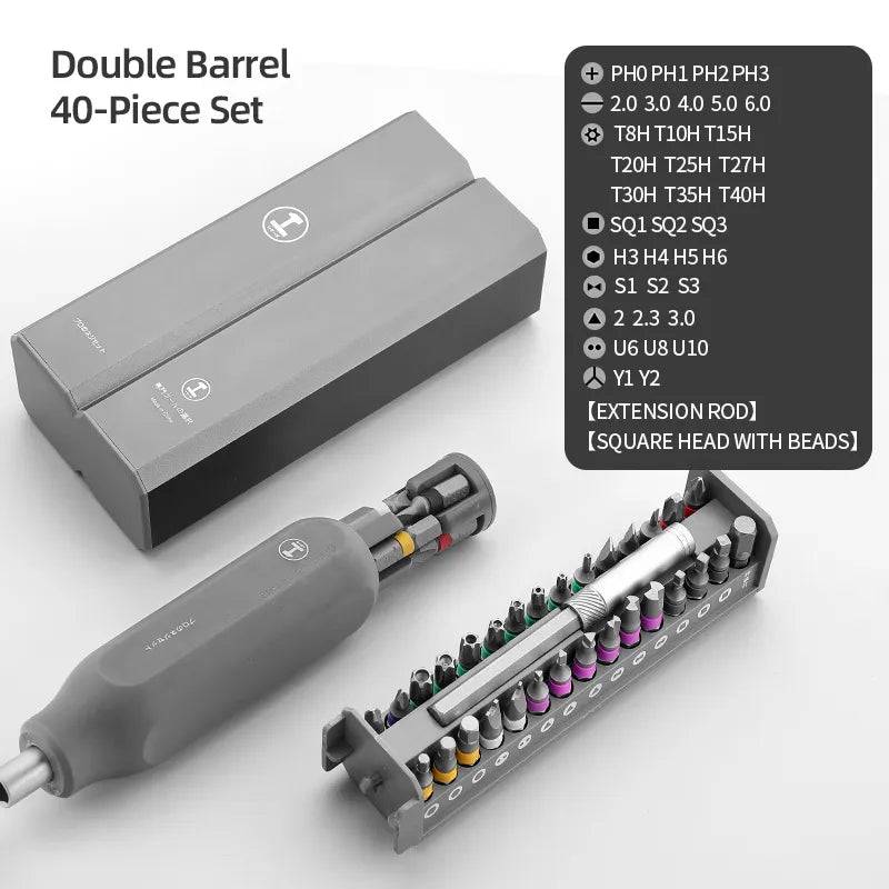 Screwdriver Kit Precision Magnetic Bits Dismountable Screw Driver Set Mini Tool Case 40 in 1 - IHavePaws