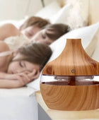 SereniMist Wood Grain USB Humidifier: Tranquil Atmosphere On-Demand! 🌿 - IHavePaws