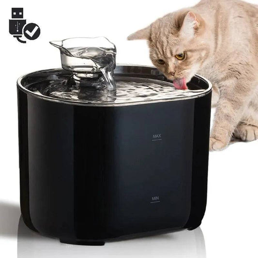Smart Cat Oasis: Auto-Recirculate, Filter, USB Electric Pump, Stylish Cat Ear Design - Optimal Hydration for Your Feline Friends - IHavePaws