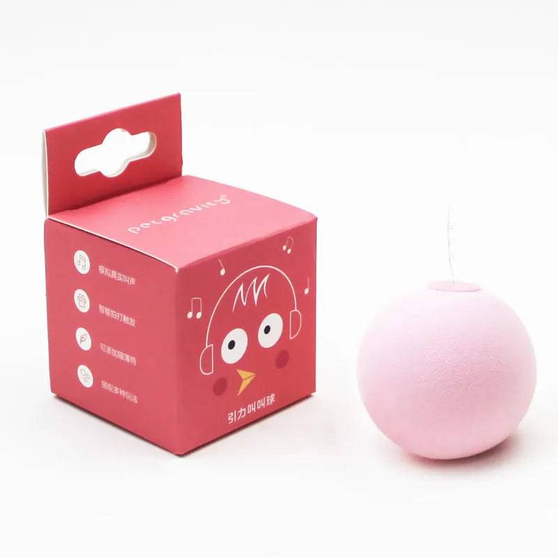 Smart Cat Toys Interactive Plush Ball - Electric Catnip Training Toy EVA Pink - IHavePaws