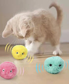 Smart Cat Toys Interactive Plush Ball - Electric Catnip Training Toy - IHavePaws