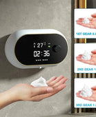 Creative Liquid Foam Soap Dispenser with Time and Temperature Display - IHavePaws