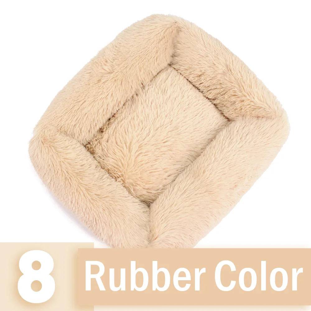 CozyHaven Square Cat's House Bed Rubber Color / S 43x35x20cm - IHavePaws