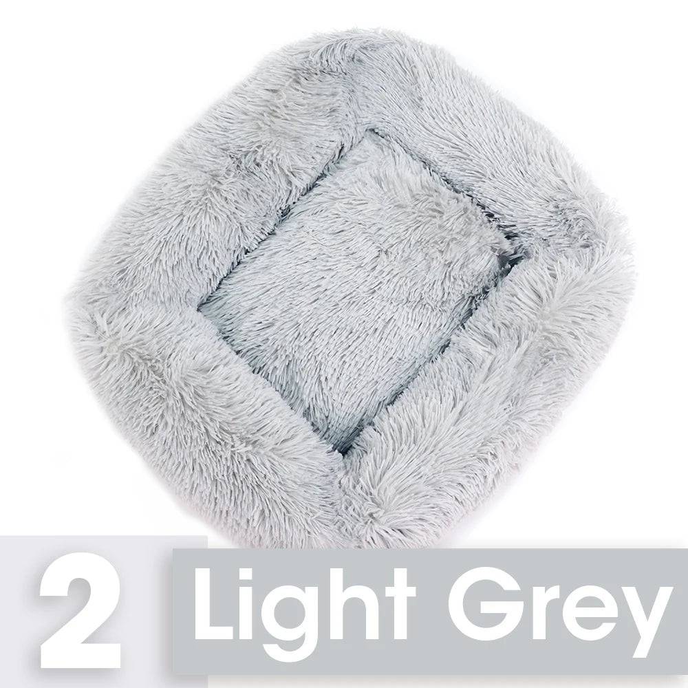 CozyHaven Square Cat's House Bed Light Grey / S 43x35x20cm - IHavePaws