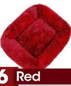 CozyHaven Square Cat's House Bed Red / S 43x35x20cm - IHavePaws