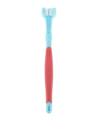 Three Sided Dog Toothbrush Three-Head Multi-angle B04 - IHavePaws