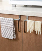 Towel Rack Over Door Towel Bar Hanging Holder Stainless Steel - IHavePaws