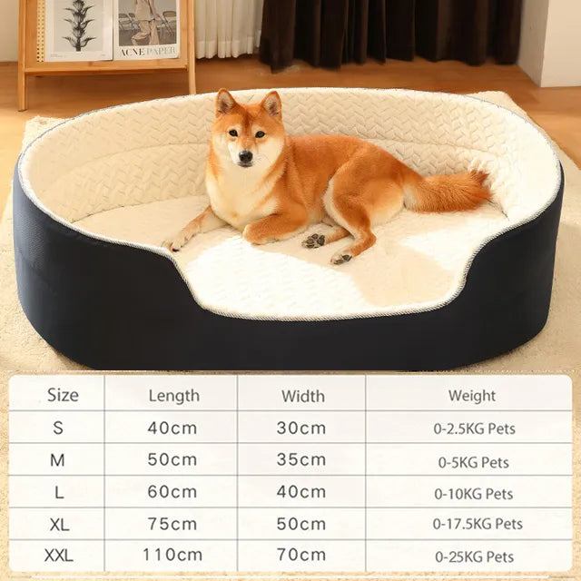 Sherpa Fleece Pet Bed White without mat / S - IHavePaws