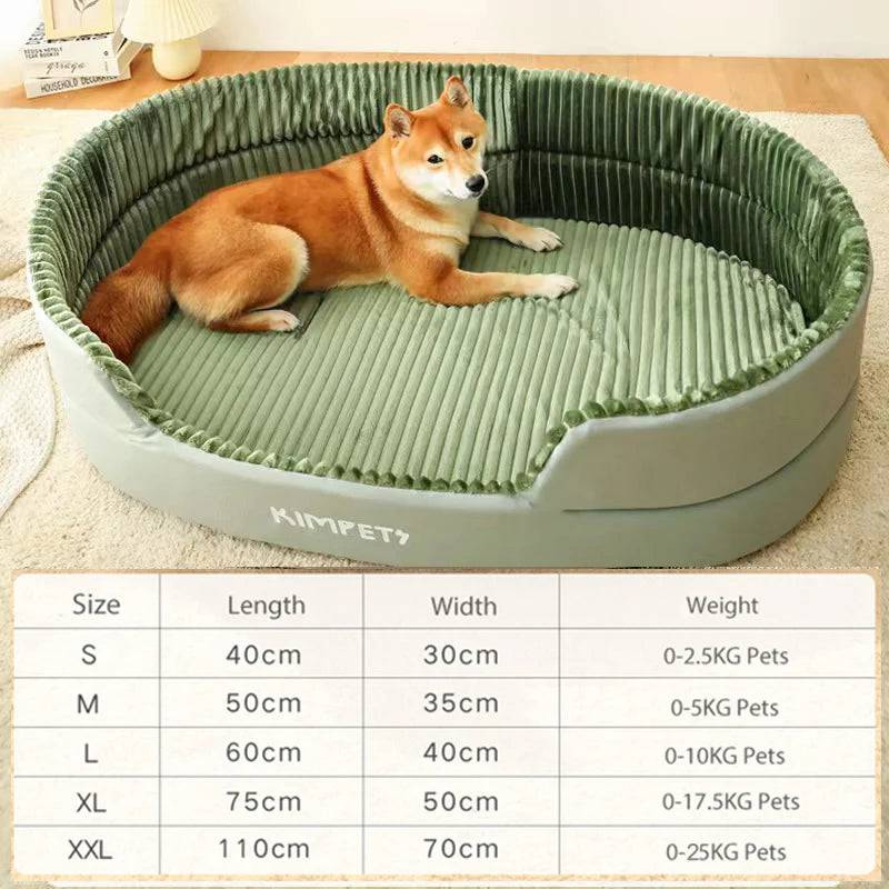 Sherpa Fleece Pet Bed Green without mat / S - IHavePaws