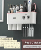 Wall-mounted Toothbrush Holder With 2 Toothpaste Dispenser - IHavePaws