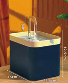 Ultra-Quiet 1.5L Water Fountain for cats and dogs Navy blue / USB Plug - IHavePaws